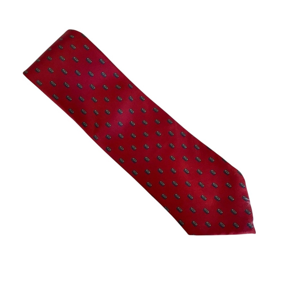 Dior Silk Red Tie Christian Dior